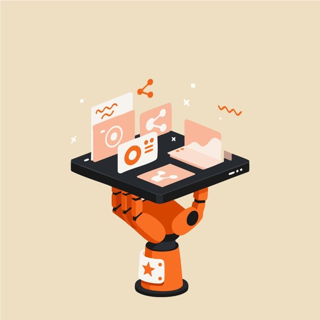 Ein Marketingexperte präsentiert automatisierte Strategien in einem persönlichen Beratungsgespräch mit einem mittelständischen Unternehmen – Fokus auf digitale Sichtbarkeit und kontinuierliche Leadgenerierung.