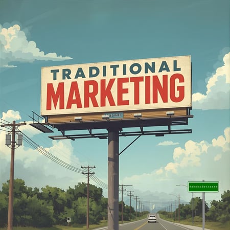 Grossformatige Werbetafeln wie diese sind ein Symbol für klassisches Aussenwerbemarketing. Durch ihre auffällige Platzierung an stark frequentierten Strassen erreichen sie ein breites Zielpublikum – direkt, sichtbar und ohne digitale Barrieren.